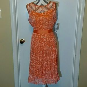 NWT Jessica Howard Coral Print Dress